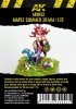 AK Interactive AK8152 MAPLE SUMMER LEAVES 28MM  1/72